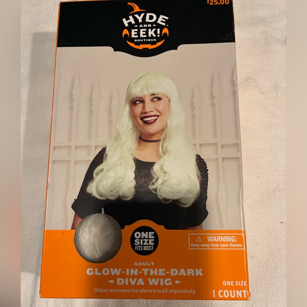 Hyde and Eek!‎ Glow-in-the-Dark Diva Wig NIB